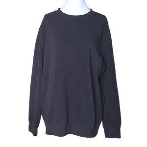 ATHLETIC WORKS BLACK SWEATSHIRT  SIZE MEDIUM
